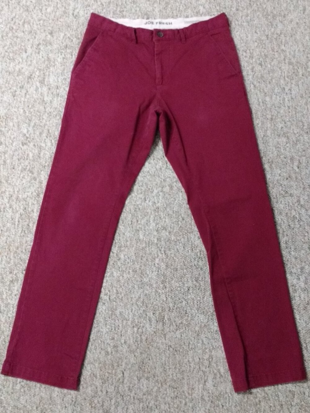 Joe Fresh 33 x 32 Red Chinos!
